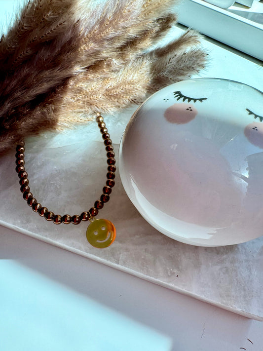 Smiley Charm Necklace
