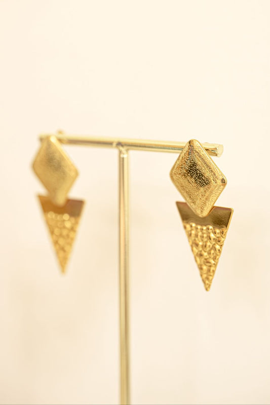 Golden Prism Earrings